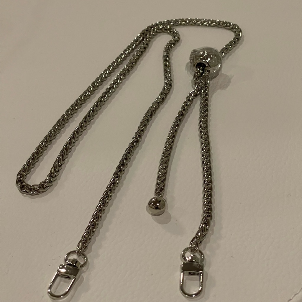 Adjustable Silver Chain Strap